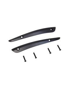 V-Twin 42-0235 Black Split Windshield Trim Set OE 57400320 Harley FLTR 2015-Up