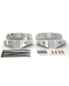 V-Twin 42-0796 Chrome Rocker Box Dress Cover Heat Proof Harley Sportster XL '86+