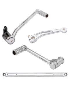 Arlen Ness 420-105 Chrome Speedliner Foot Controls Toe Shifter Harley 08-up FLH