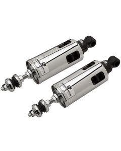 Progressive 422 Series Standard Duty Chrome Lowering Shocks 00-17 Harley Softail