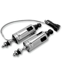 Progressive 422-4101C Chrome 422 Series Rear Heavy Duty Shocks W/ RAP Remote 89-99