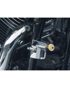 Kuryakyn Chrome Universal Helmet Lock for 1-1/4" to 1-1/2"