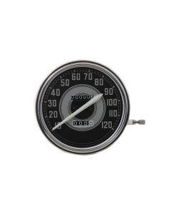 V-Twin 39-0427 Stainless Replica 2:1 Speedometer w/ Glass Lens Harley FL 40-45