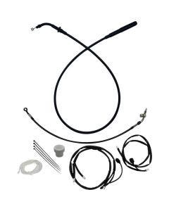 FBI EZ Install Plus 16" Black Handlebar Install Kit 4 Harley 23-25 FLTRX