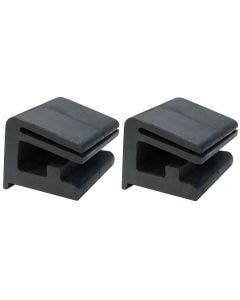 RHOX WIN-9020 Golf Cart Windshield Attachment Rubber Gripper for 1" Strut Pair