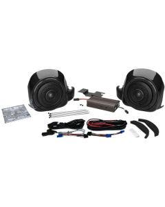 Hogtunes Wild Boar 300 Watt Amp & Lower Speaker Kit 14-19 Twin Cooled FLHTK