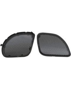 Hogtunes Black Metal Mesh Replacement Speaker Grilles for Harley Road Glide 2015 | RG RM GRILL