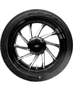 Coastal Moto Cut 18" Hurricane Rear Left Wheel/Tire Combo 4 Harley 08-24 Trike