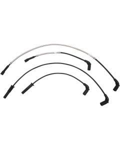 Magnum 3046S Polished Braided Spark Plug Ignition Wires Harley Touring 17-Up