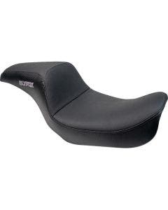 Slyfox Smooth Vinyl W/ Slip Stop & Gray Logo Seat 4 Harley 96-03 Dyna
