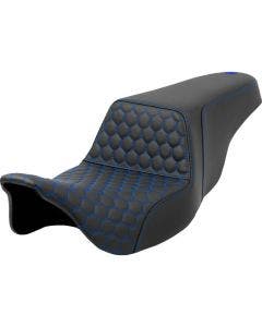 Saddlemen Step-Up HC Standard Reach W/Blue Stitch Seat Harley 08-24 Touring