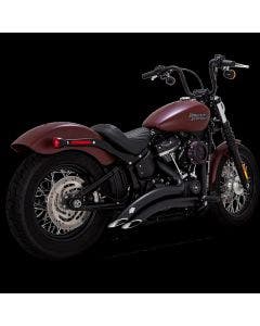 Vance & Hines 46377 49 State Black Big Radius Exhaust for Harley M8 Softail 18-22