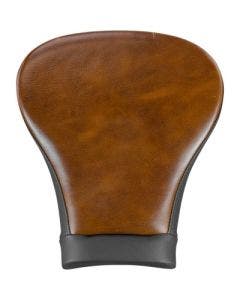 Saddlemen Renegade Lariat Tour Brown Plain Pillion Pad Seat Harley FLH/T 08-23