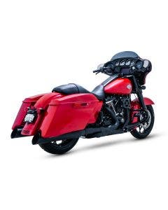 Vance & Hines Black Power Duals Head Pipes Headers Harley 2017 FLH/T 46871