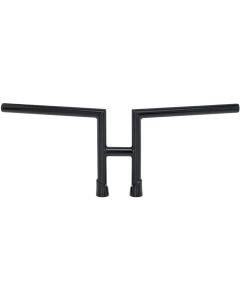Biltwell 6202-2016 1" H2 Slotted Black Handlebar Harley Metric