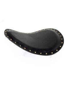 V-Twin 47-0326 Black Bates Bobber Solo Seat Riveted Harley XL FLS FXS 04-Up