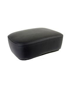 V-Twin 47-0347 Black Plain Lick n Stick Fender Pillion Pad Black Vinyl Universal