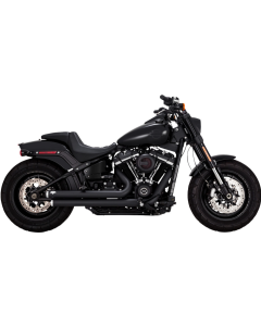 Vance & Hines Black Big Shots Staggered Exhaust '12-'17 Harley Softail | 47933