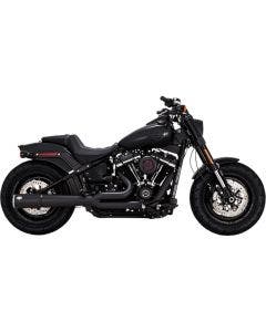 Vance & Hines 47387 Matte Black Pro Pipe 2 into 1 Exhaust for Harley Softail 18-22 