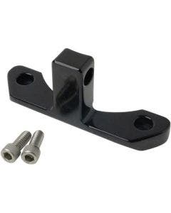 Speed Merchant SM-075HBBLK Black Headlight Mount Bracket Harley Fat Bob M8 18-Up