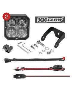 XK Glow C3 Cube Spot Lights With RGB Accent Lighting Kit XK065001-S-KIT