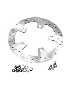 Polished Stainless Custom Enforcer Touring Front Brake 11.8 Rotor 14-22 Harley EACH