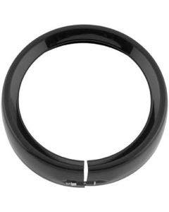 Bikers Choice 7" Black Headlight Trim Ring Bezel for Harley Touring FLD 83-13 | 482913 160339