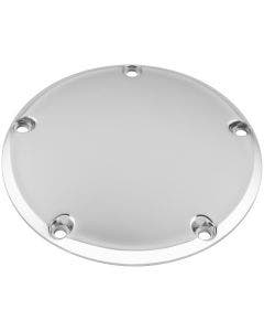 Bikers Choice Chrome Smooth 5 Hole Derby Domed Cover Harley Twin Cam 99-16