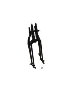18" Black  Springer Front Fork Assembly 7/8" Neck Harley G Style 41-57