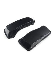 V-Twin 49-2730 Black ABS Pre-Drilled Saddlebag Lids Pair 93-13 Harley FLT FLHT