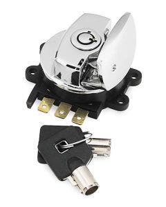 Twin Power Electrical Fat Bob Ignition Switch Late Style Tank Mounted Harley 96-13