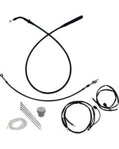 FBI EZ Install Plus 14" Black Handlebar Install Kit 4 Harley 23-25 FLHX