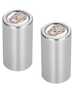 Figurati Designs Long Polished W/ Sugar Skull 4 Harley 25.2MM x 45MM