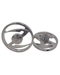 Tab Performance Aluminum 4.5" Zombie Ring w/ Cone Harley Exhaust Tip Baffle