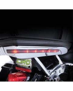 Ciro Chrome Tour-Pak Trunk Light Accents for Harley Touring 14-19 (exc CVO)