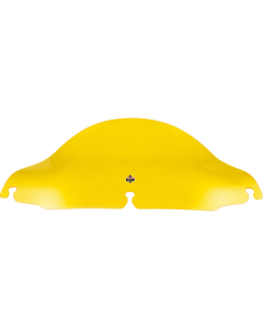 Klock Werks SPORT KOLOR FLARE Yellow 6.5" Windshield for Harley Batwing 96-13 FLH/X