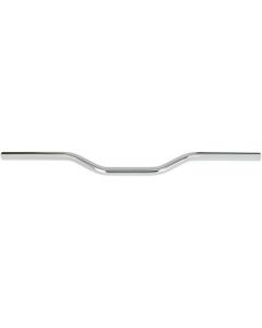Biltwell 6007-1056 1" Tracker Slotted Chrome Handlebar Harley Metric