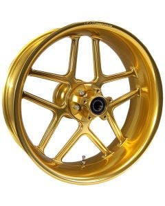 RC Laguna One-Piece Gold 17" x 6.25" Non-ABS RBD Rear Wheel 4 Harley 09-23 Touring