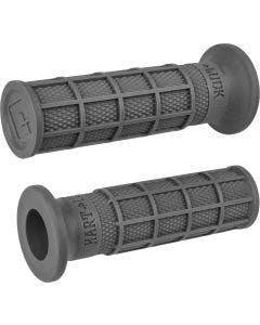ODI Hart-Luck Signature Full-Waffle Slip-On Grips 1" Graphite Harley & Custom