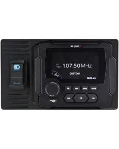 MB Quart Model Tuned Stage 1 Bluetooth AM FM Radio & Dash Kit Polaris RZR 14-20