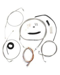 La Choppers Complete Stainless Cable Line 18"-20" Kit Harley 99-03 Sportster 