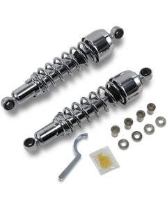 Drag Premium Chrome 13" Rear Spring Shock Absorbers Harley XL FXR 86-03