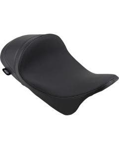 Drag EZ-On Predator Forward Low Solo Seat Solar Reflective Leather HD FLH/T 08-Up