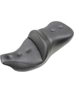 Saddlemen Black Pillow Top Roadsofa Seat Harley 09-24 FLH/FLT