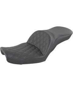 Saddlemen Explorer Lattice Seat w/o Backrest 2-Up Harley Dyna FXD FXDL 96-03