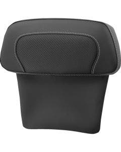 Saddlemen Carbon Fiber Chopped Tour-Pak Backrest Pad Harley 08-23 Touring 
