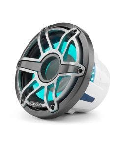 JL Audio 10-Inch Marine Subwoofer Driver W/Transflective LED Metal Gray Sport Grille