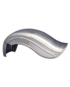 V-Twin 50-0152 Raw Rear Fender Bobbed Style w/ Left Cut Out Harley Rigid Models