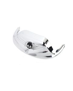 Chrome Skull Front Fender Tip 50-0382 Harley Touring Softail 86-06