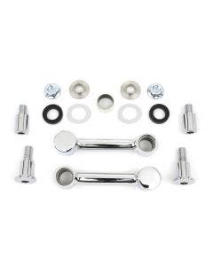 Chrome Front Fender Mounts Harley Softail Springer 93-06 FXSTS V-Twin 50-0688